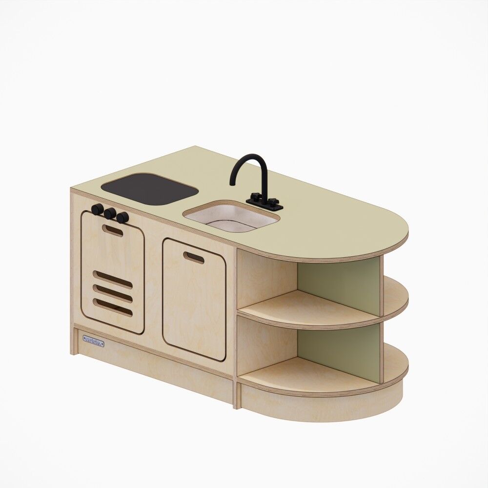 Curiate Preschool Kitchen with Servery - Fern