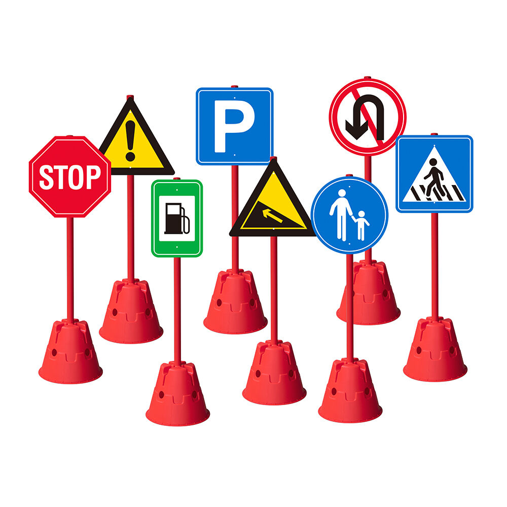 Outdoor Road Sign Set - 8pcs