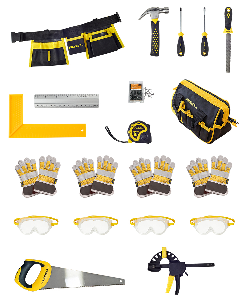 Stanley Real Tool Set 20pc Set Including Nails