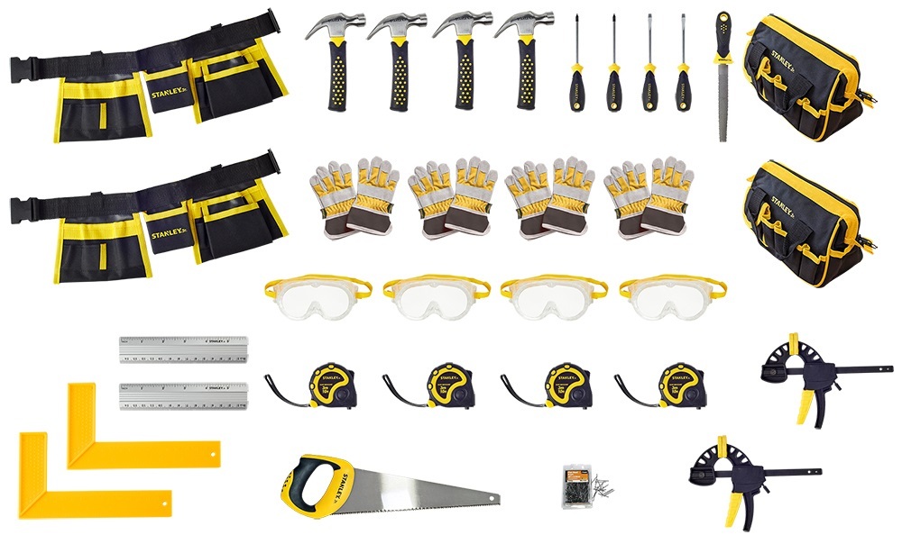 Real Work Tool Set 33pc Set Including Nails