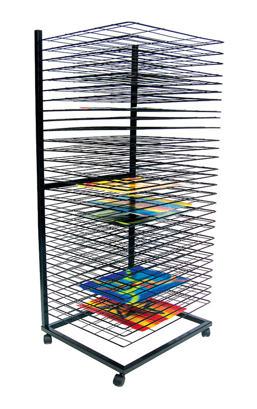 Tidee-Dry Metal Art Drying Rack - 30 Shelf Hinged