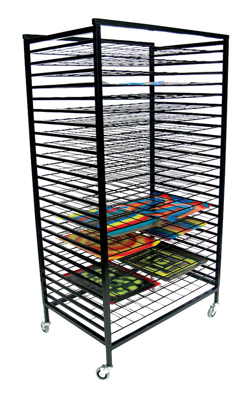 Tidee-Dry Metal Art Drying Rack - 24 Shelf Sliding