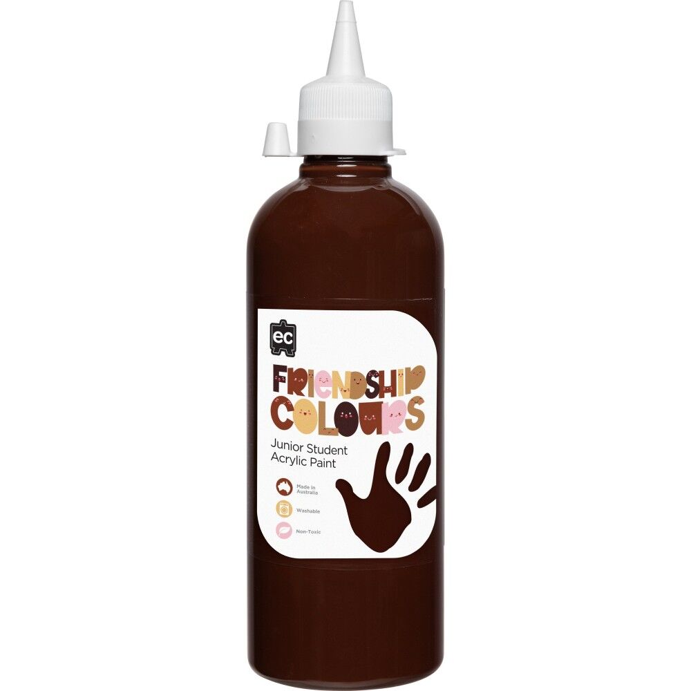EC Liquicryl Friendship Colours Paint 500ml - Espresso