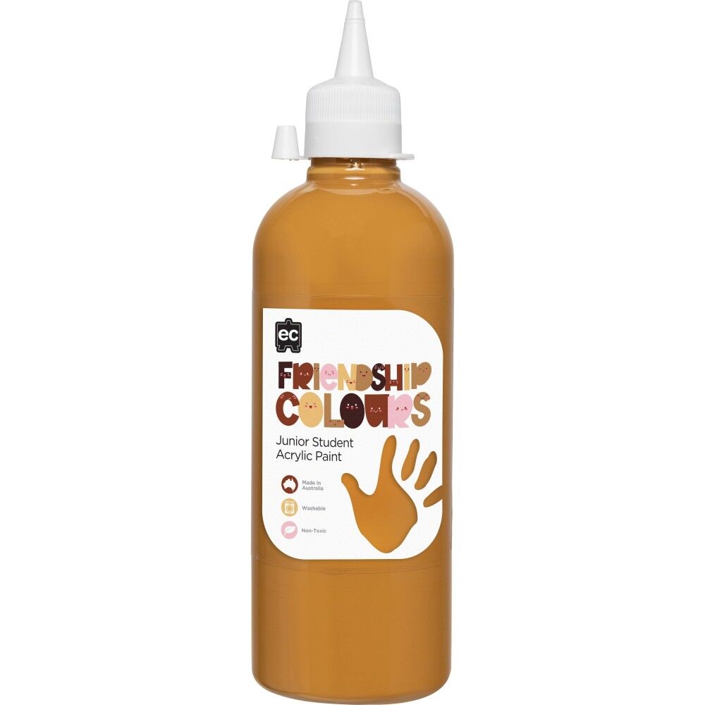 EC Liquicryl Friendship Colours Paint 500ml -  Honey