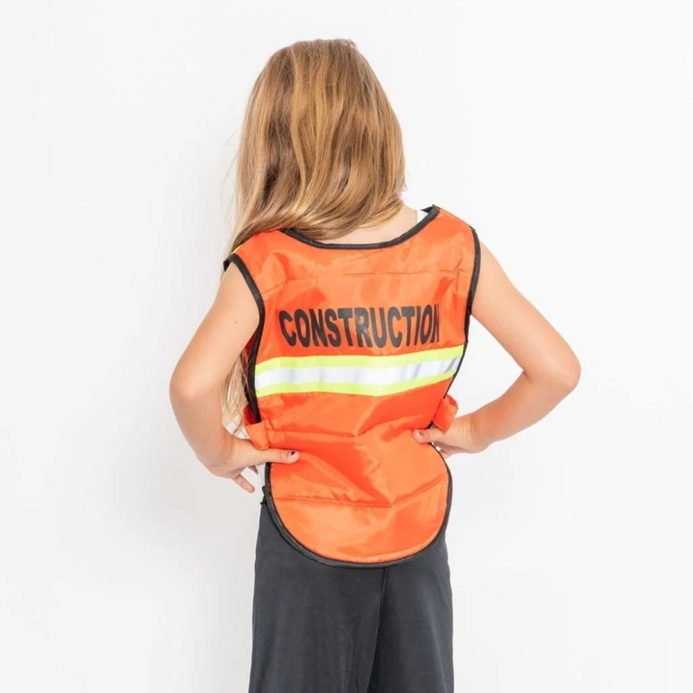 Occupation Dress Up Vest - Construction Worker