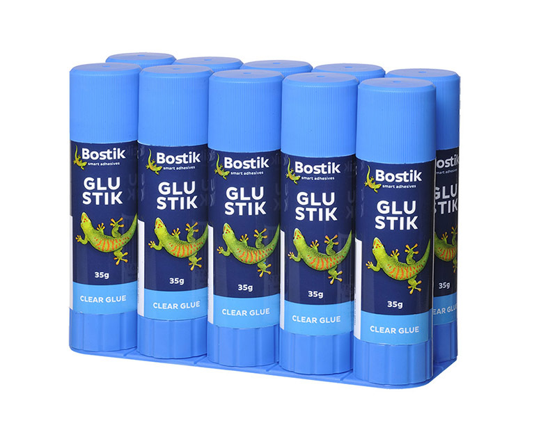 Bostik Glu Stik White Glue Stick - 35g 10pk