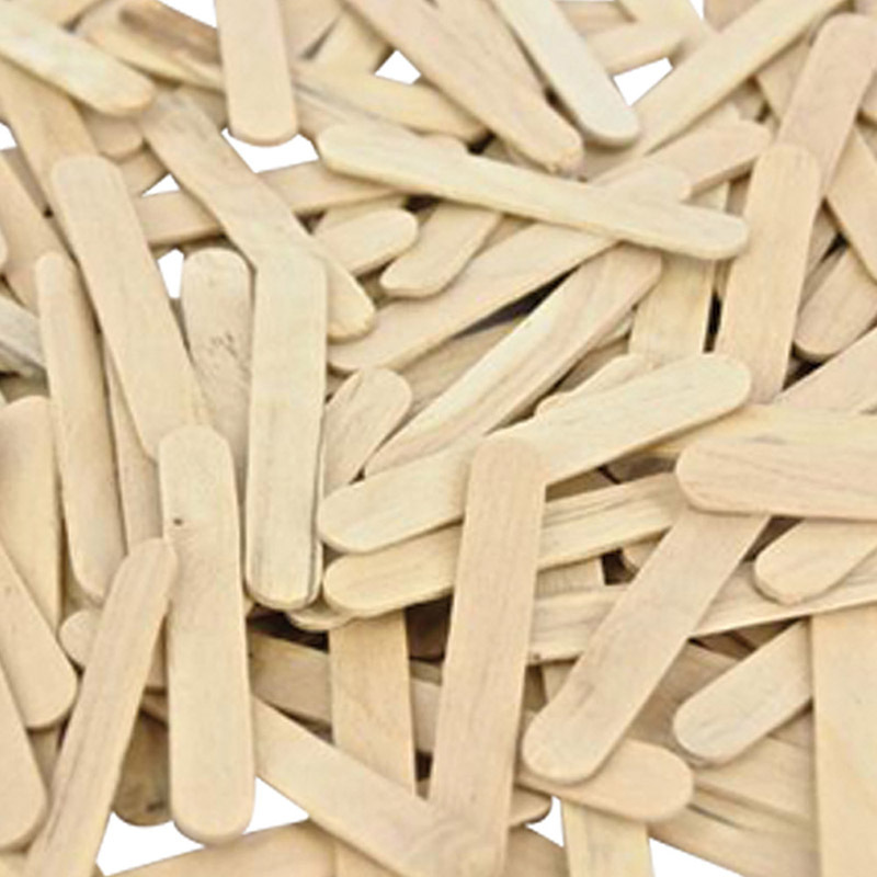 Mini Pop Sticks 1000pk - Natural Wood