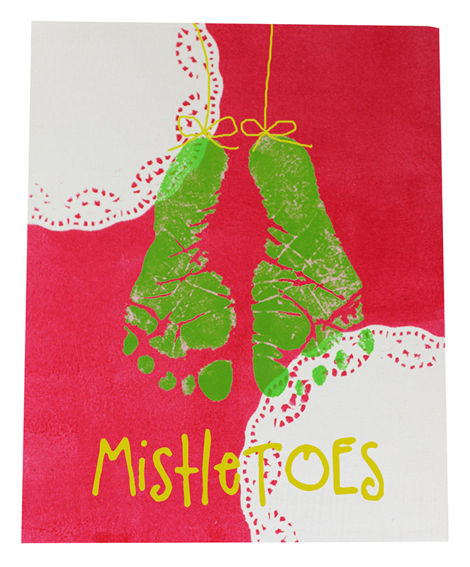 >Christmas MistleTOES Canvas Board - Activity Pack for 30 children