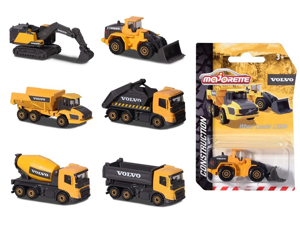 Majorette Vehicles - Construction 6pk