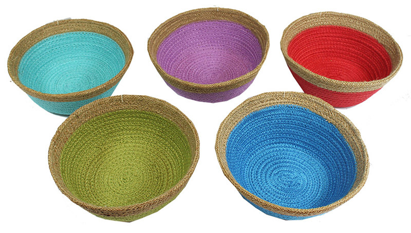 Natural Jute Bowl Small - Set of 5
