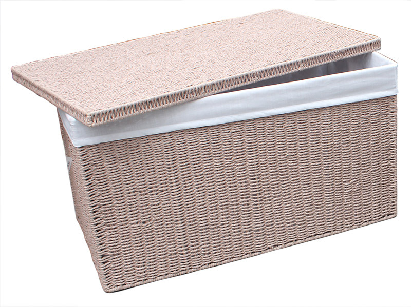 *SPECIAL: Natural Paper Rope Large Storage Chest - Neutral