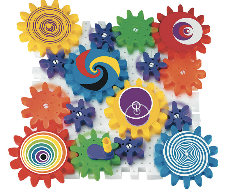*Quercetti Kaleidogears Georello - 55pcs