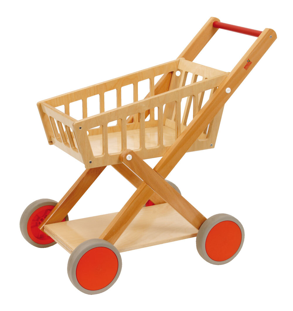 *Educo Wooden Shopping Trolley