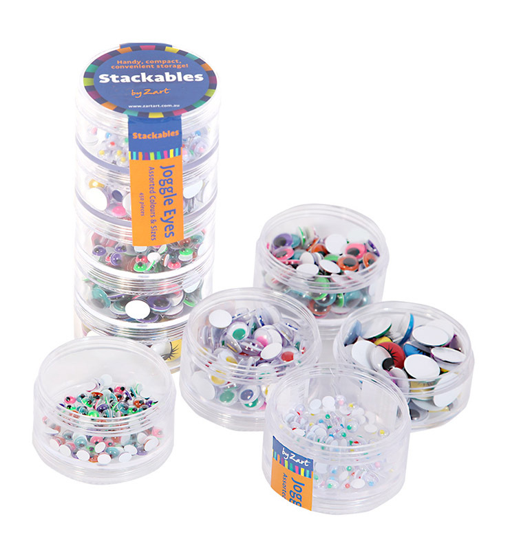 Joggle Eyes - Assorted Coloured 450pk