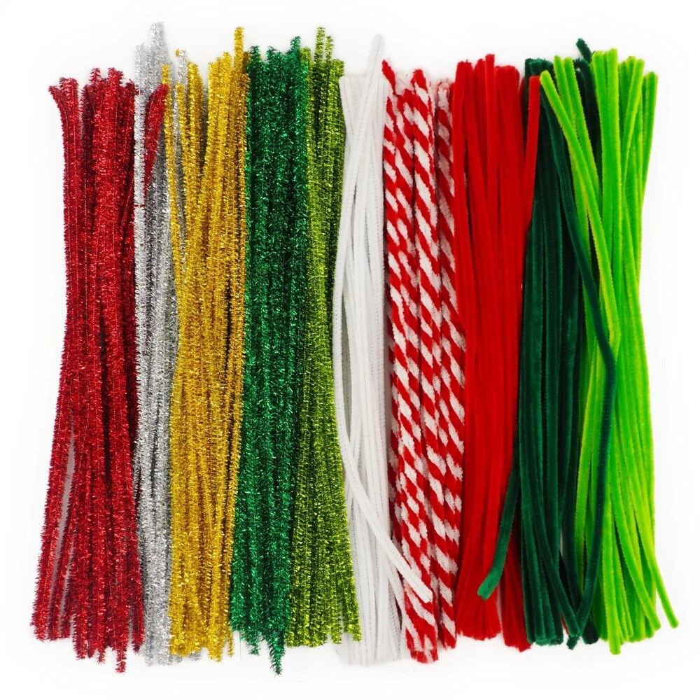 >Pipe Cleaners Christmas 300mm - 250pc