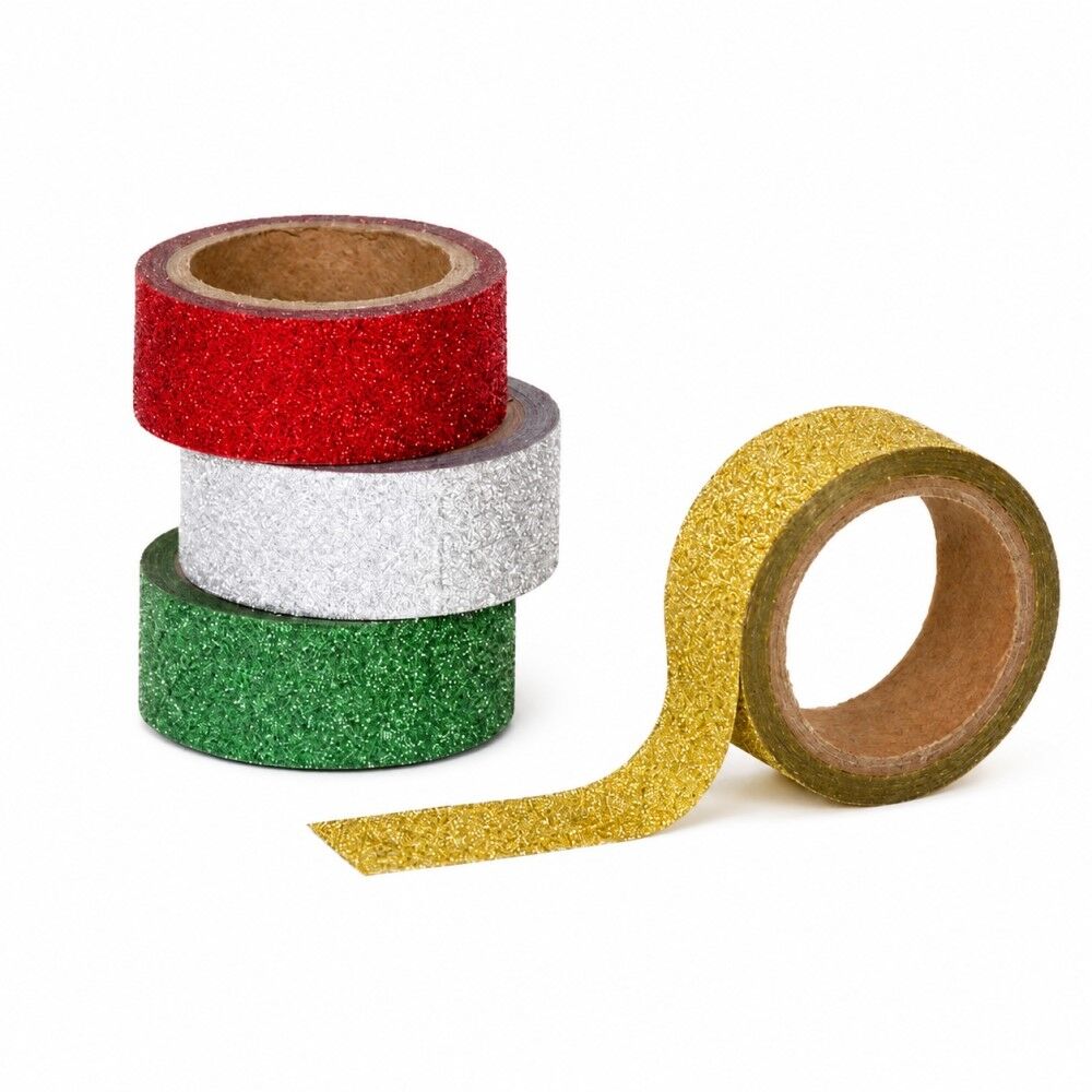 >Christmas Washi Tape 1.5cm x 5m - 4pc