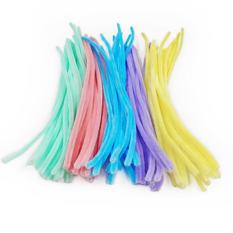 Pipe Cleaners 300mmL - Pastel Mix 250pcs