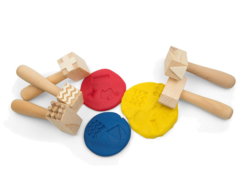 Wooden Pattern Hammers - 5pk