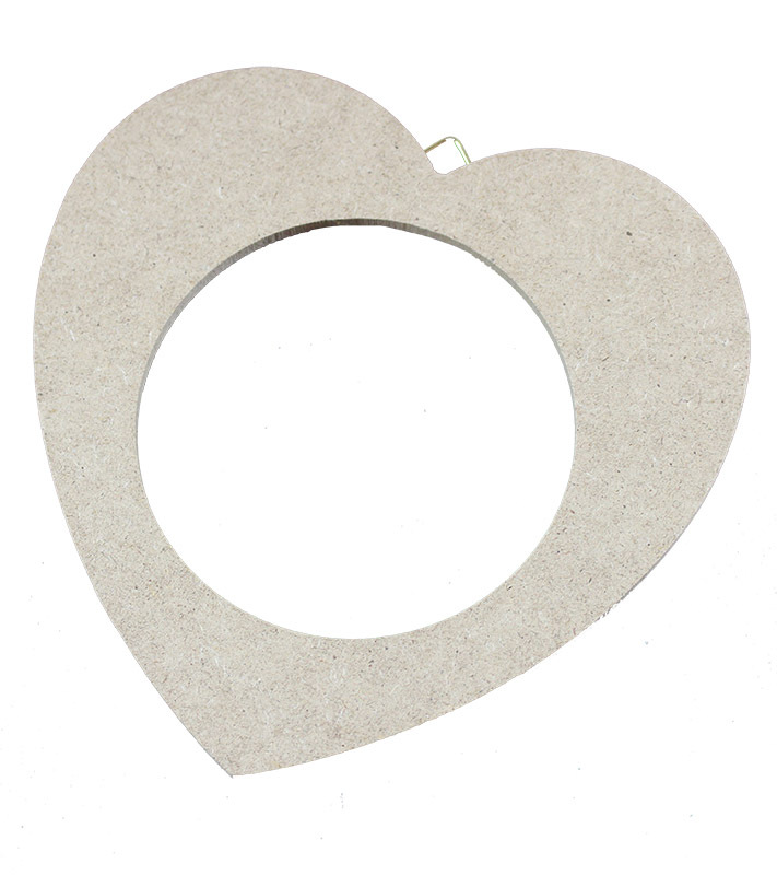 *Wooden Frames - Heart Large 2pk
