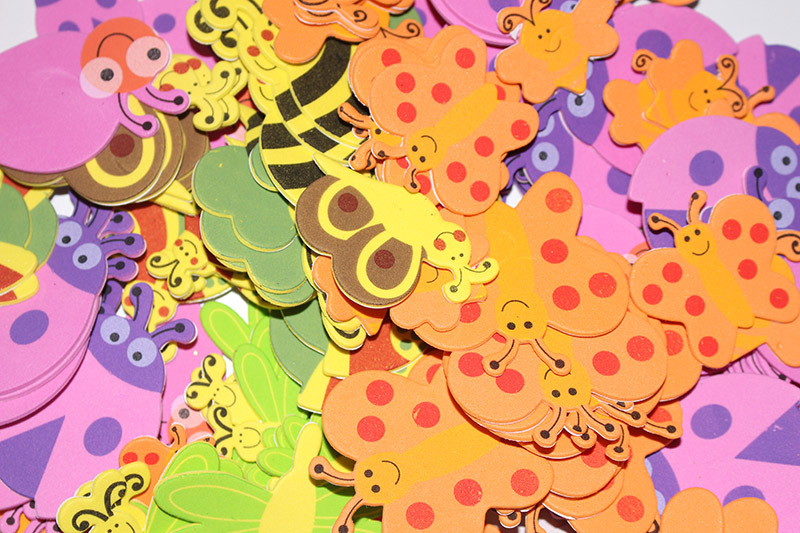 Foam Stickers - Bugs 160pk