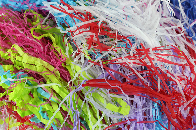 Shredded Tissue Paper - 250g Assorted