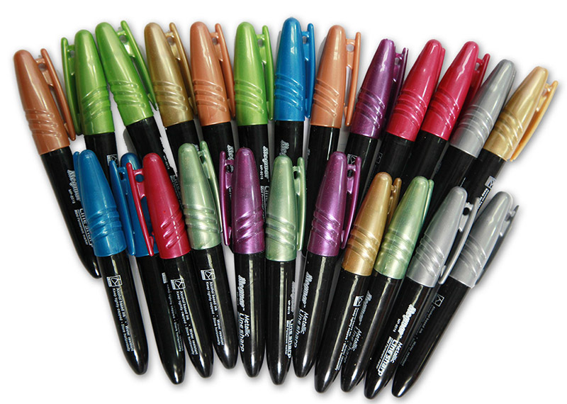 Megmar Metallic Markers - 24pk