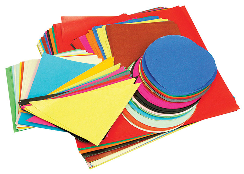 Kinder Squares/Circles/Triangles - Classpack of 400