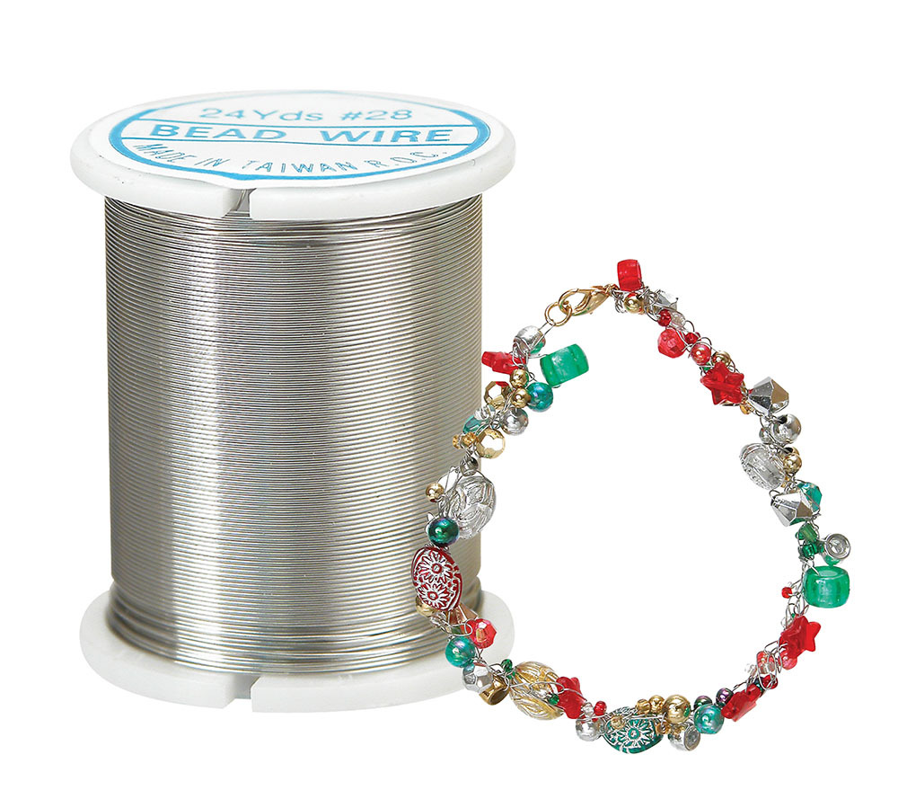 Beading Wire - Silver 22m