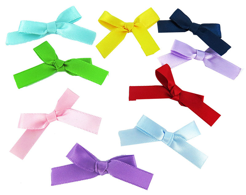 *Satin Ribbon Bows - Adhesive 50pk