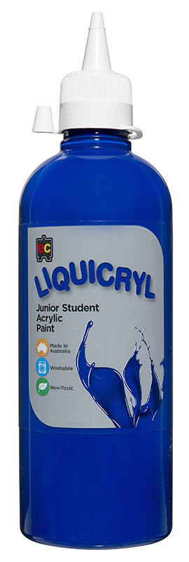 EC Liquicryl Paint - 500ml Brilliant Blue