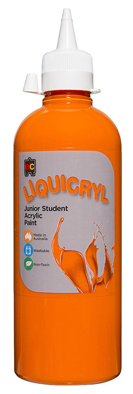 EC Liquicryl Paint - 500ml Orange