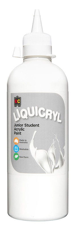 EC Liquicryl Paint - 500ml White