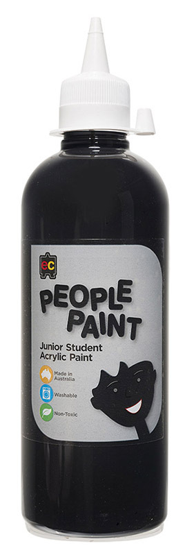 EC Liquicryl People Paint 500ml - Ebony