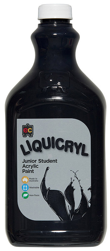 EC Liquicryl Paint 2L - Black