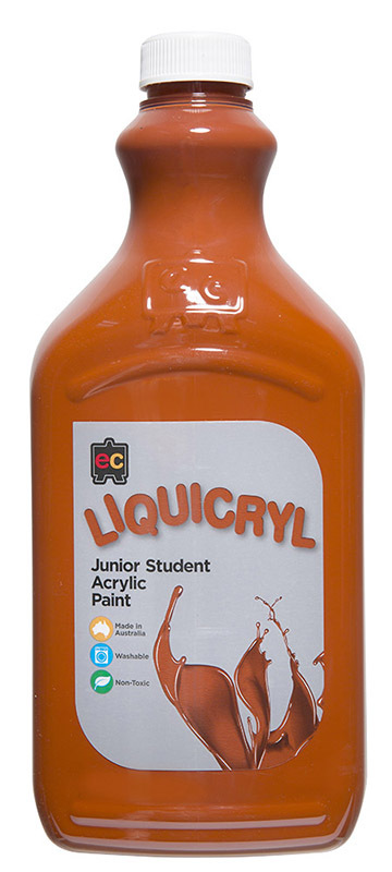 EC Liquicryl Paint 2L - Burnt Sienna (Brown)