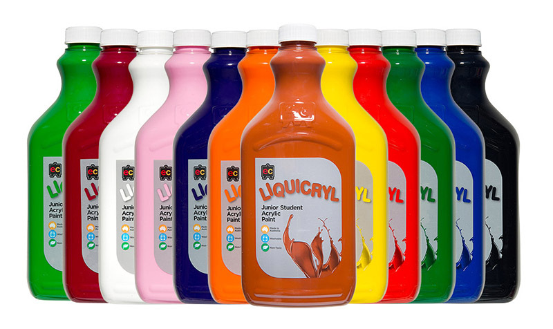 EC Liquicryl Paint 2L - Wonderful Colours Set of 12