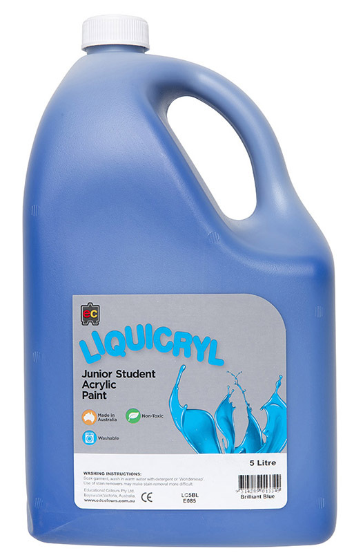 EC Jumbo Liquicryl Paint 5L - Brilliant Blue