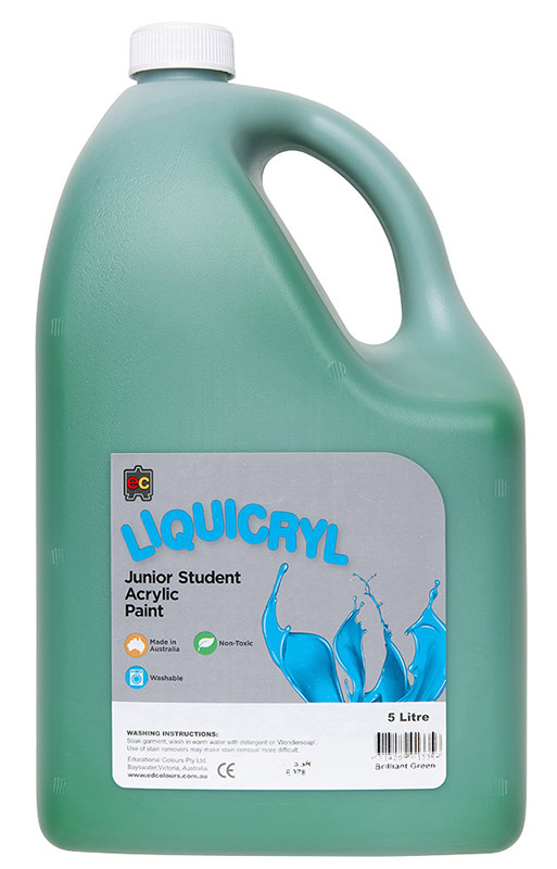 EC Jumbo Liquicryl Paint 5L - Brilliant Green