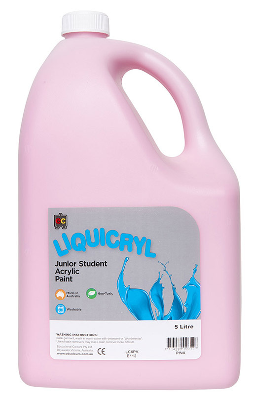 EC Jumbo Liquicryl Paint 5L - Pink