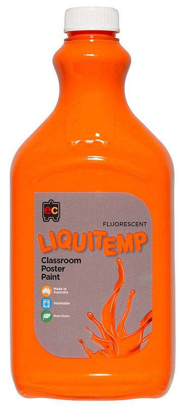 *EC Fluorescent Liquitemp Paint 2L - Orange