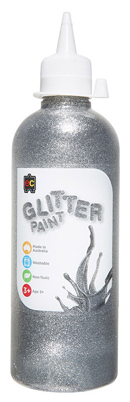 EC Glitter Paint 500ml - Silver