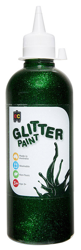 EC Glitter Paint 500ml - Green