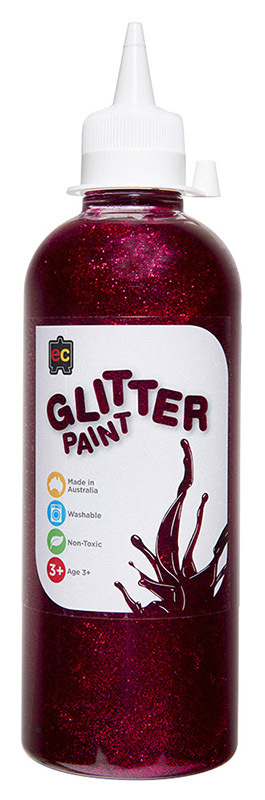 EC Glitter Paint 500ml - Magenta