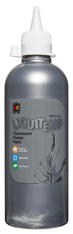 EC Liquitemp Metallic Paint 500ml - Silver