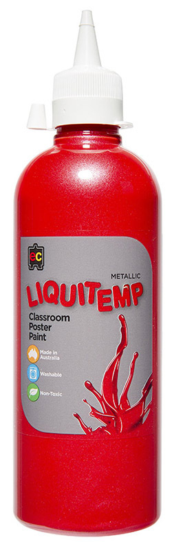 EC Liquitemp Metallic Paint 500ml - Red