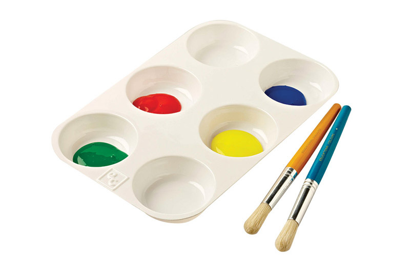 Paint Palette - No.8 6 Muffin Wells