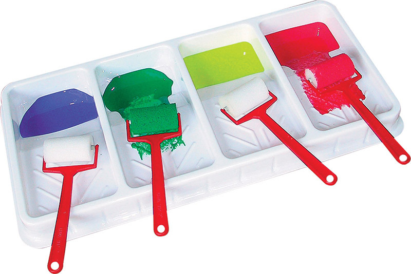 EC Paint Roller Tray With Four Bays - Each