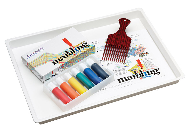 EC Marbling Kit (Inks, Comb & Tray)