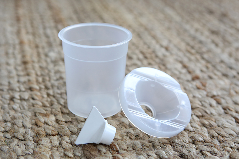 Premium Safety Paint Pot - Each (incl. Stopper & Clear Lid)