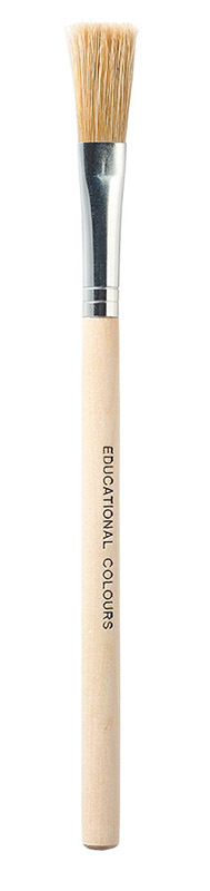 EC Flat Glue Brush - Wooden Handle